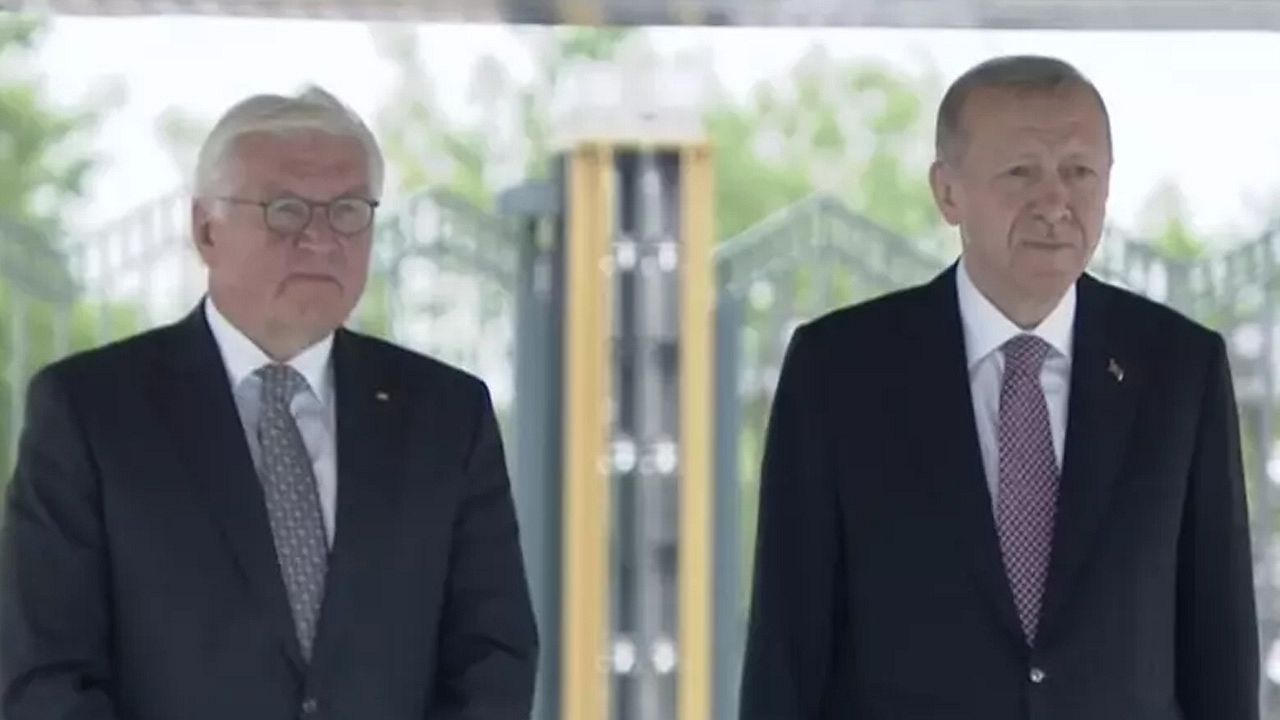 Cumhurbaşkanı Erdoğan ve Steinmeier bir araya geldi