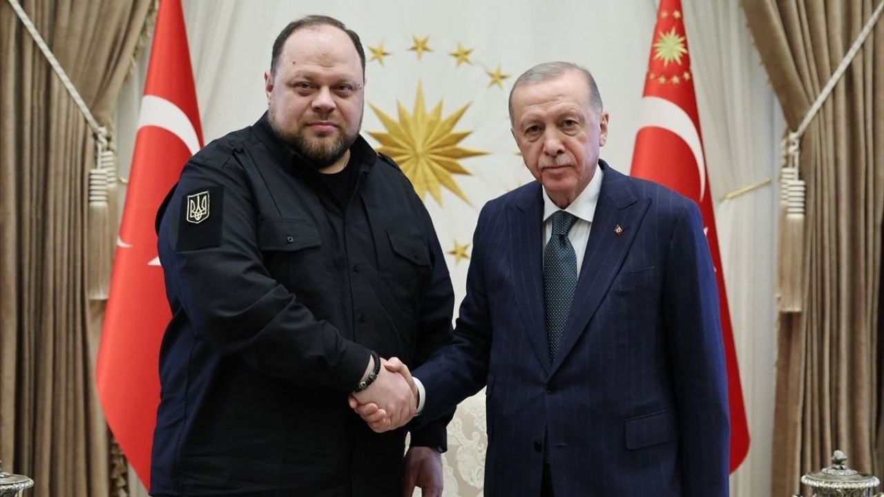 Cumhurbaşkanı Erdoğan, Ukrayna Meclis Başkanı Stefanchuk'la görüştü