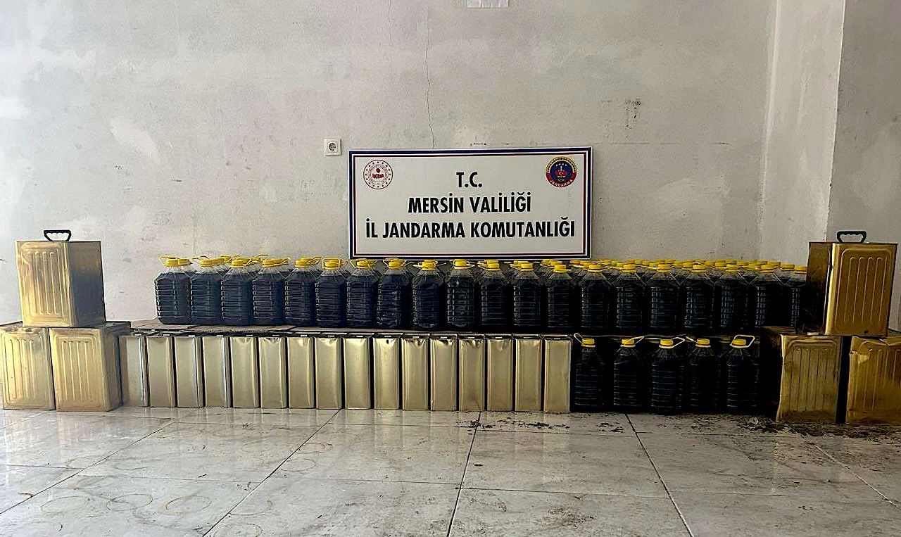 Mersin'de 6 bin 200 litre sahte zeytinyağı ele geçirildi