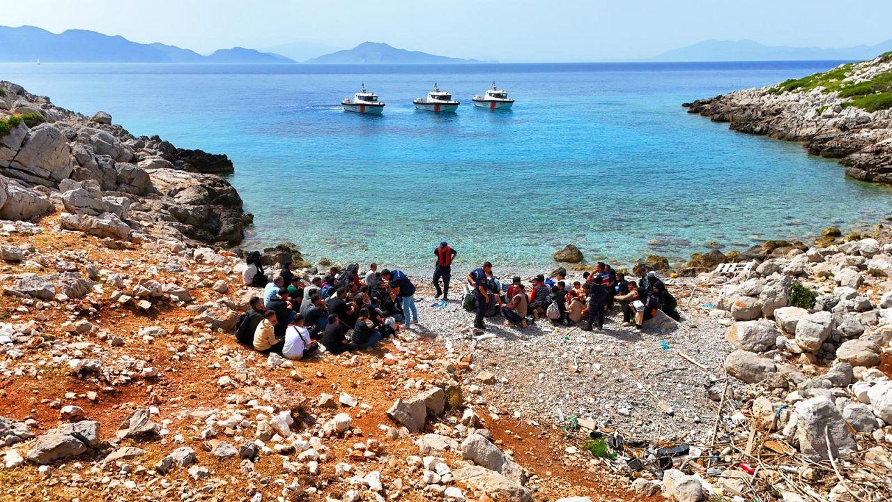 Muğla'da 66 düzensiz göçmen yakalandı