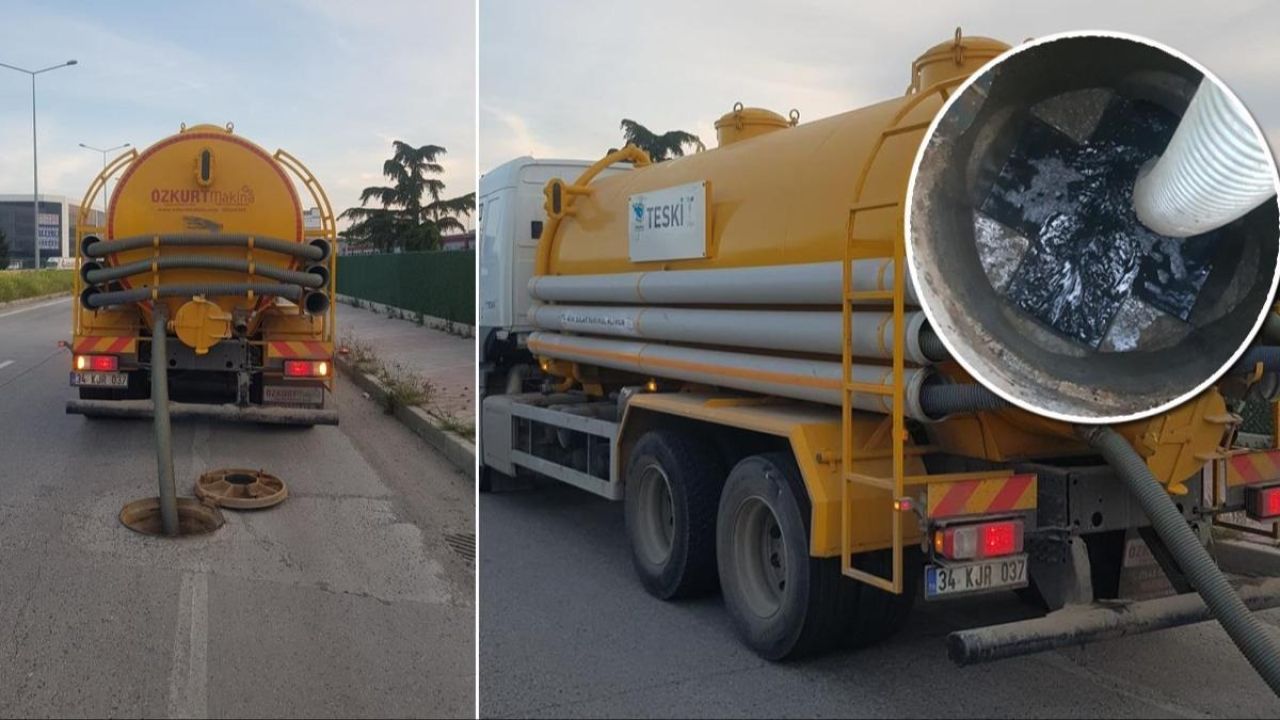 Skandala suçüstü! Şimdi de yağmur suyu hattına atık dökerken yakalandılar