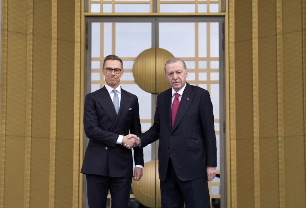 Cumhurbaşkanı Erdoğan, Finlandiyalı mevkidaşını resmi törenle karşıladı