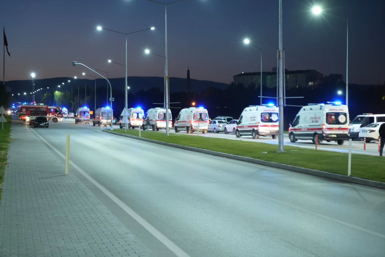 TUSAŞ'a yapılan terör saldırısında 14 yaralı hastaneye sevk edildi