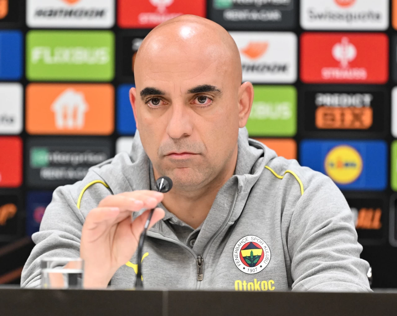 Fenerbahçe'de Zeki Murat Göle Avrupa Ligi maçı öncesi basın toplantısı düzenledi