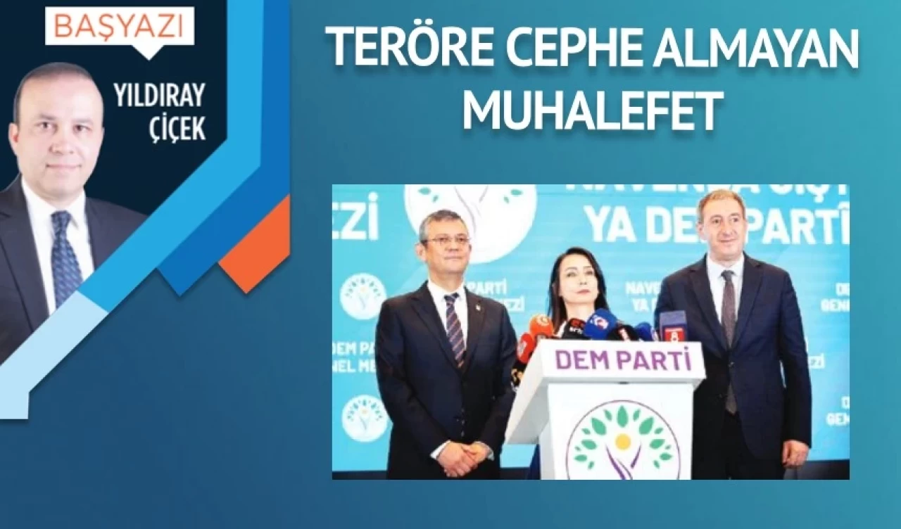 Teröre cephe almayan muhalefet