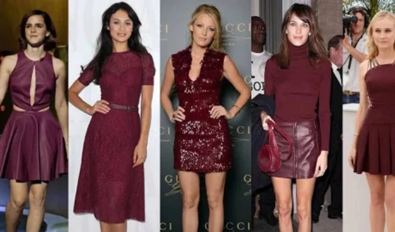 Bordo renk moda trendlerinde fırtınalar estiriyor