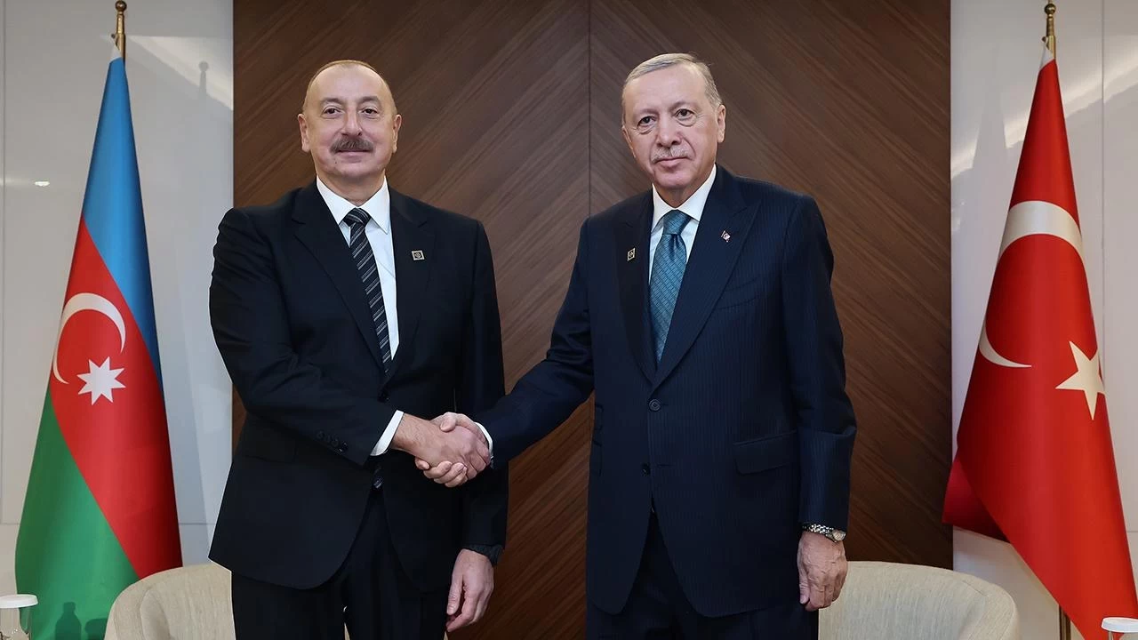 Cumhurbaşkanı Erdoğan, Aliyev ile Bişkek’te buluştu