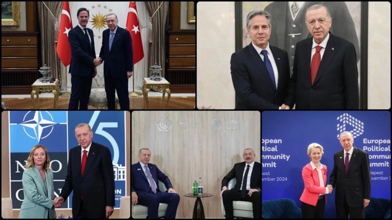 Cumhurbaşkanı Erdoğan 61 yıllık Baas rejiminin devrilmesinin ardından aktif bir diplomasi faaliyeti yürüttü