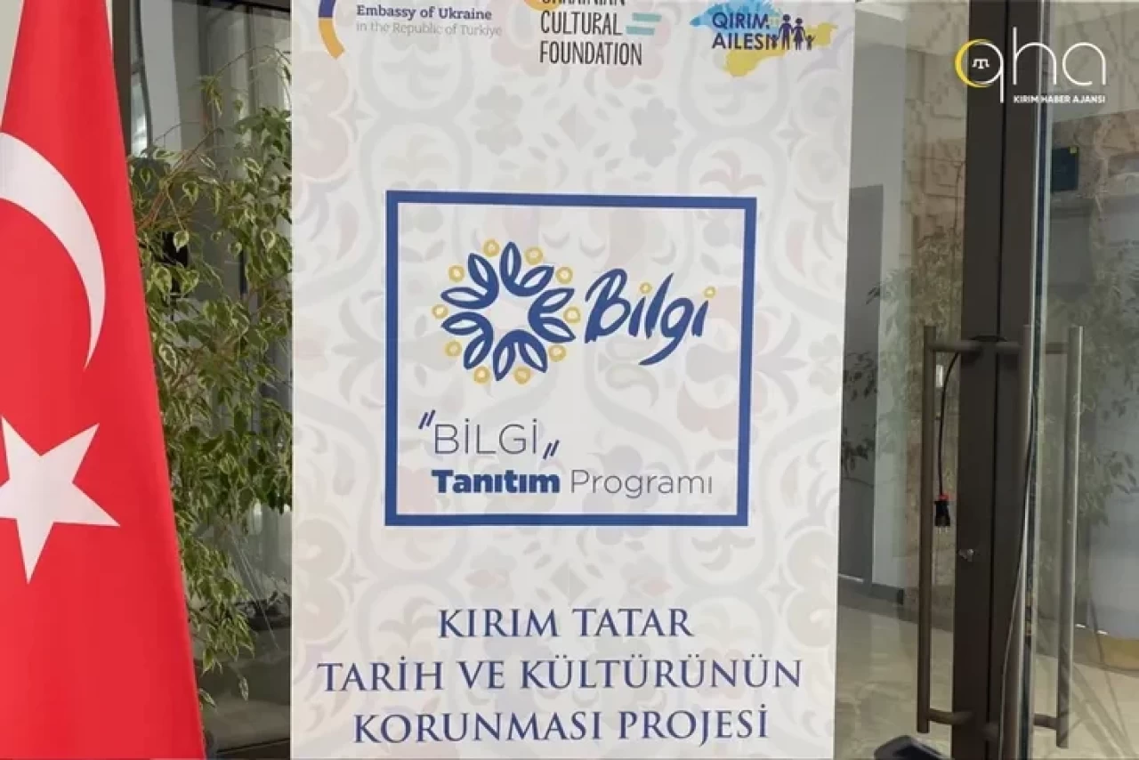 Ukrayna Büyükelçiliği'nde Kırım Tatar Tarih ve Kültürünü Koruma Projesi tanıtıldı