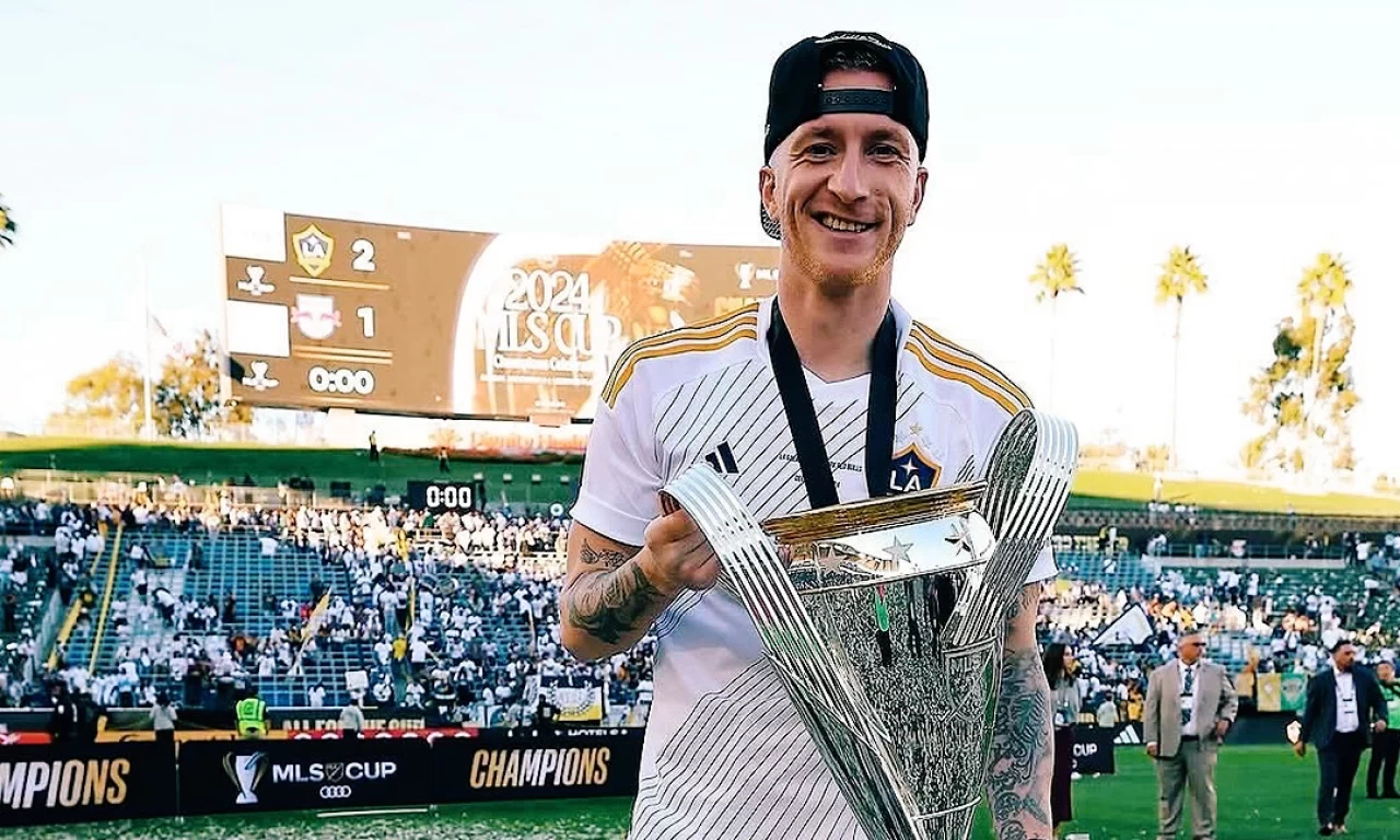 Marco Reus, kariyerinin ilk şampiyonluk kupasını LA Galaxy ile ABD ligi MLS'te kazandı