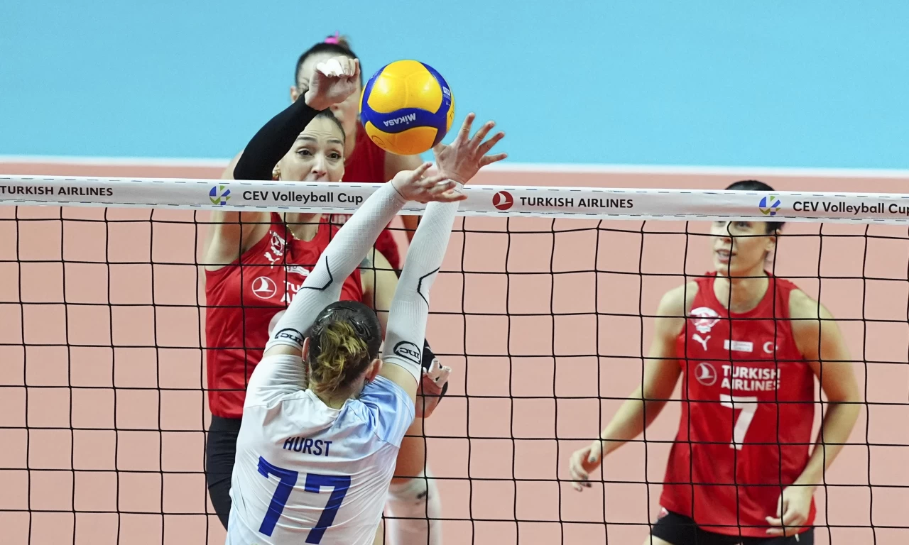 Türk Hava Yolları Kadın Voleybol Takımı, CEV Kupası Play-Off Turu'na Yükseldi