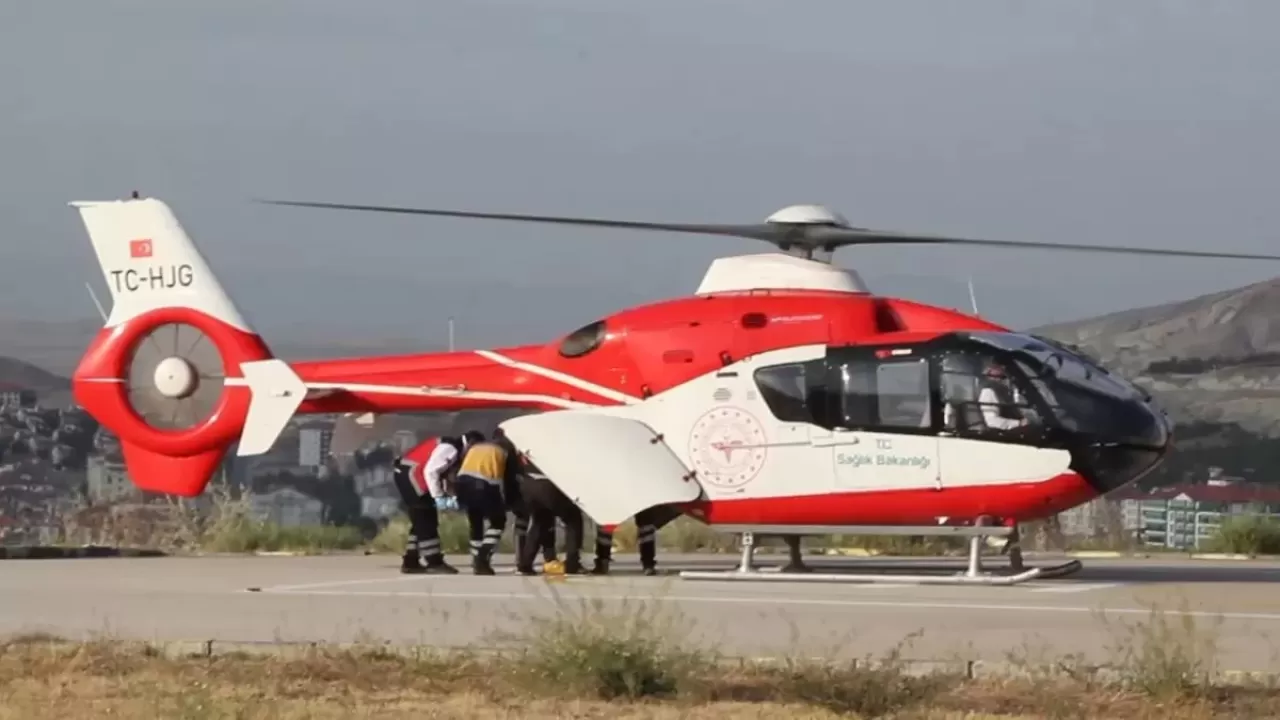 Hava ambulansları bayramda 126 defa görev başındaydı