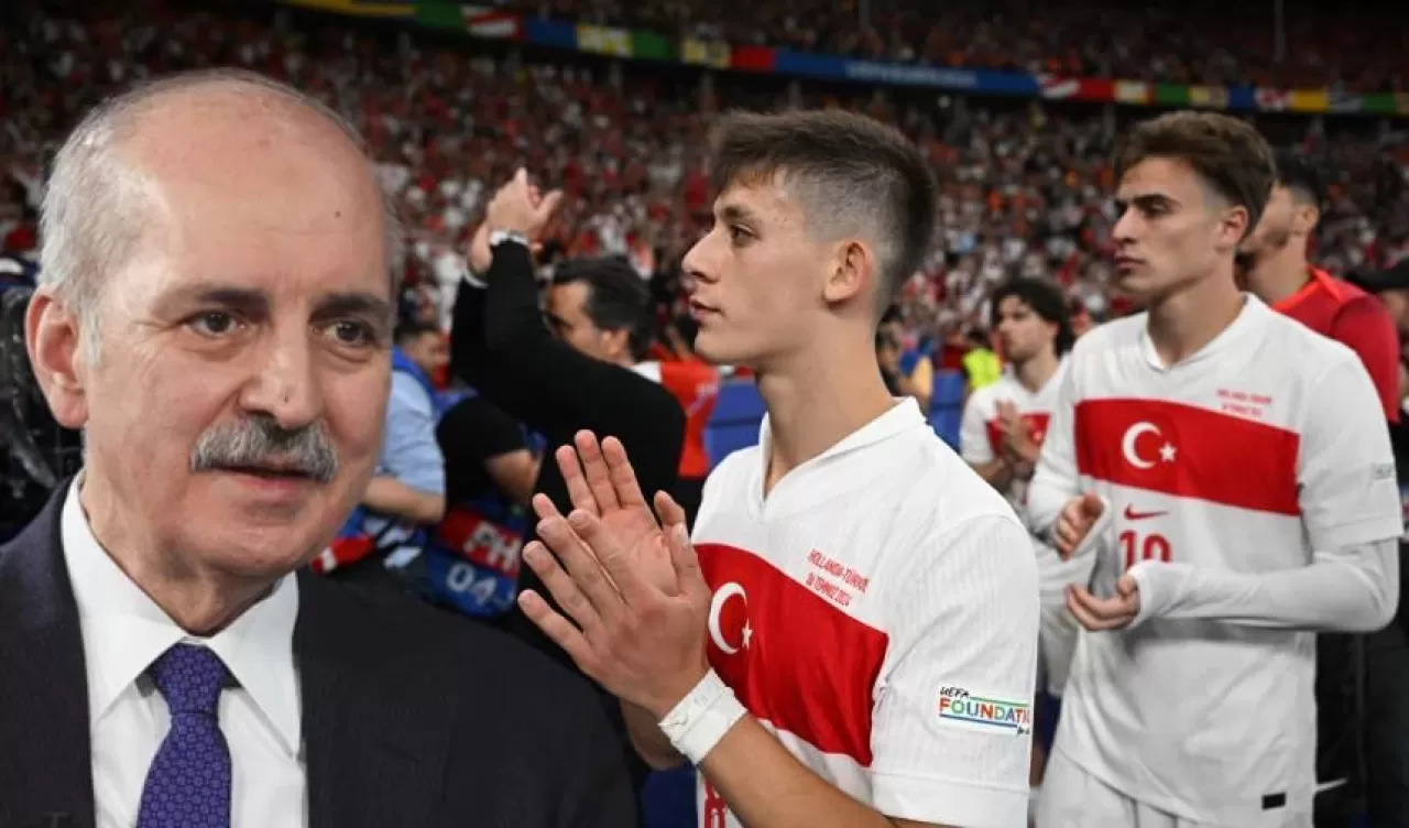 TBMM Başkanı Kurtulmuş'tan A Milli Futbol Takımı'na "Teşekkür" mesajı: Yeni zaferlere bizim çocuklar