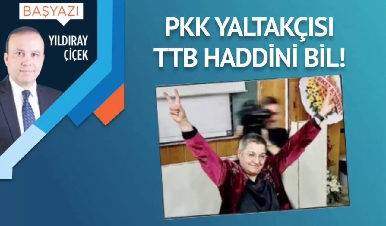 PKK yaltakçısı TTB haddini bil!