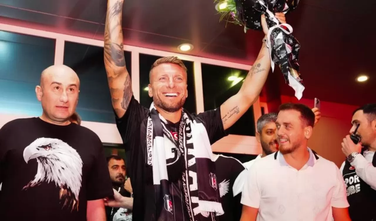 Beşiktaş'a İtalyan yıldız: Immobile duygusal anlar yaşadı