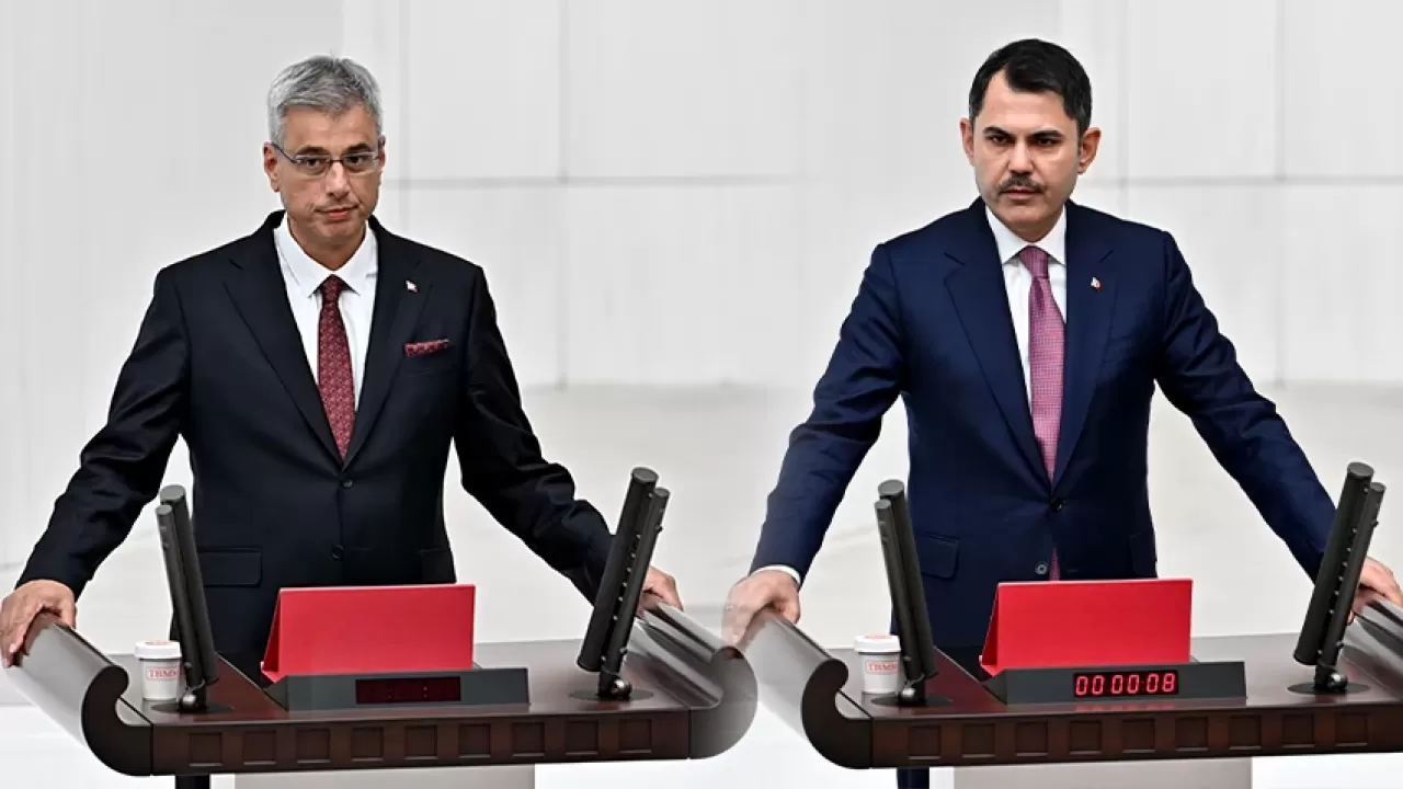 Bakanlar Murat Kurum ve Kemal Memişoğlu TBMM Genel Kurulunda yemin etti