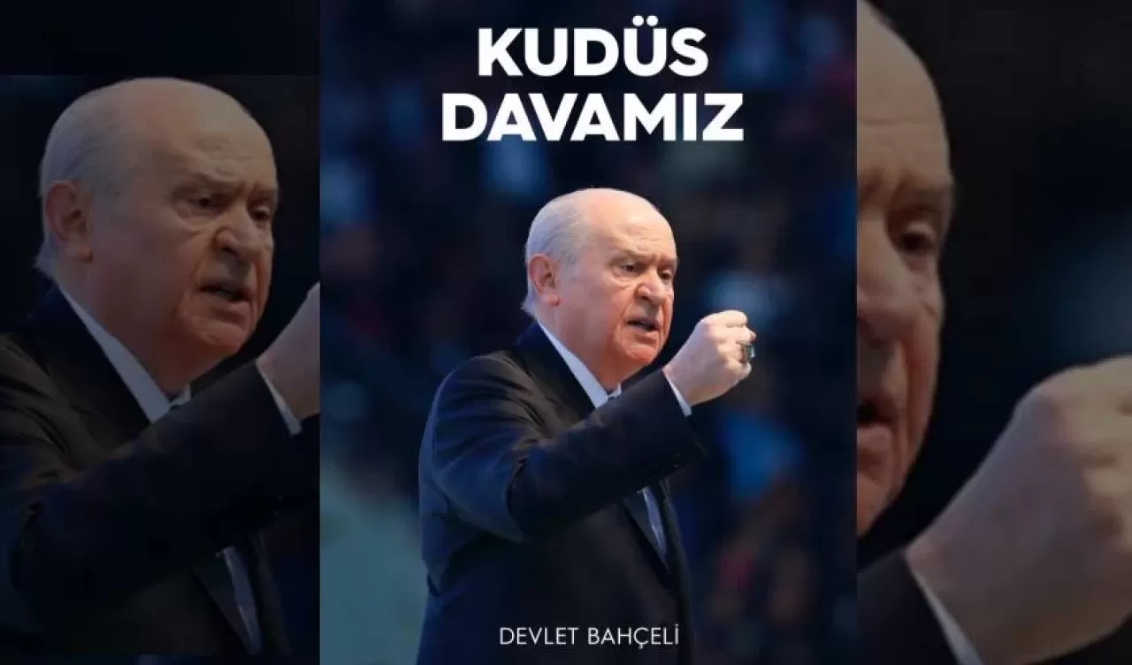 MHP Lideri Devlet Bahçeli'nin beklenen “Kudüs Davamız” kitabı çıktı