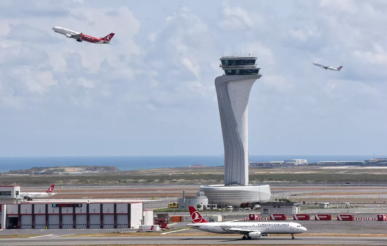 İstanbul Havalimanı günlük ortalama bin 510 uçuşla Avrupa'da zirvede