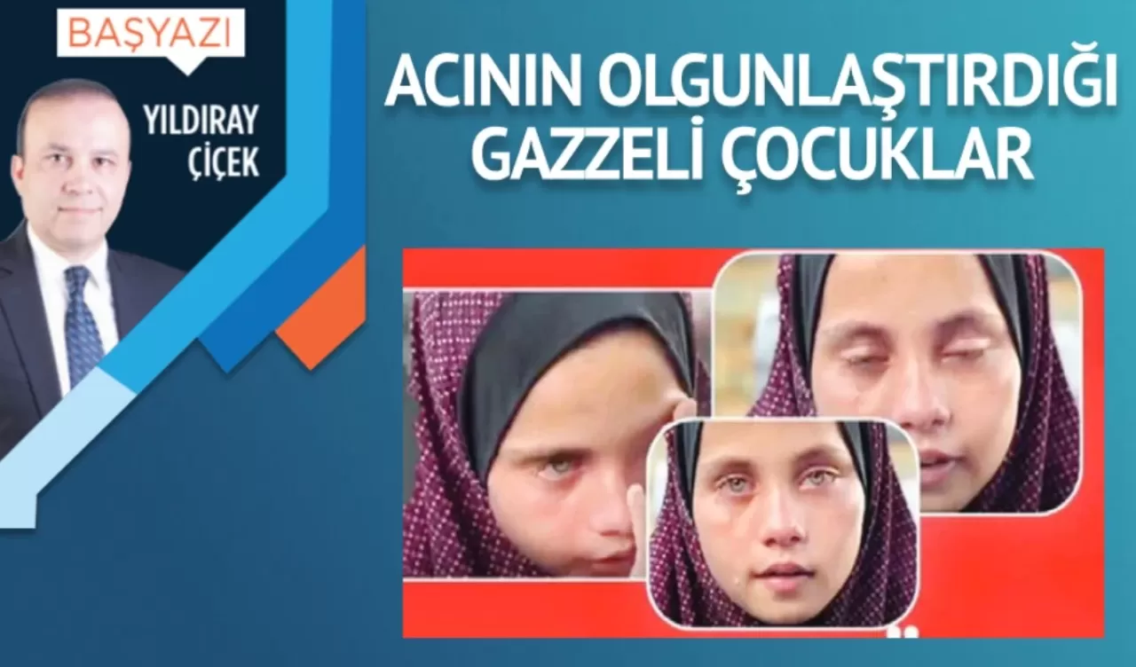 Acının olgunlaştırdığı Gazzeli çocuklar