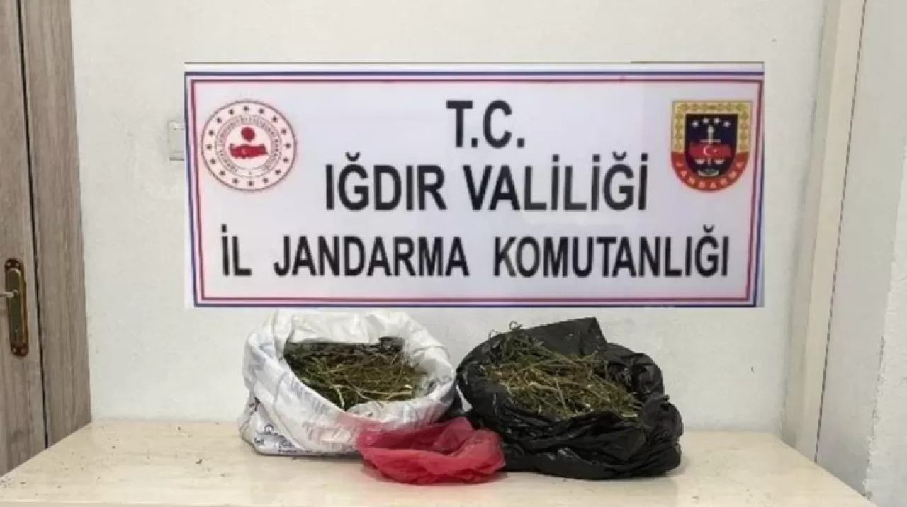 Iğdır'da 22,5 kilogram kubar esrar ele geçirildi