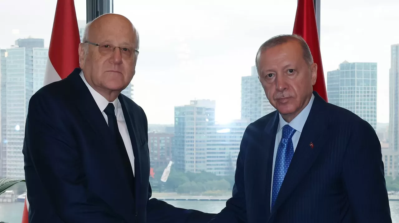 Cumhurbaşkanı Erdoğan, Lübnan Başbakanı Mikati ile bir araya geldi