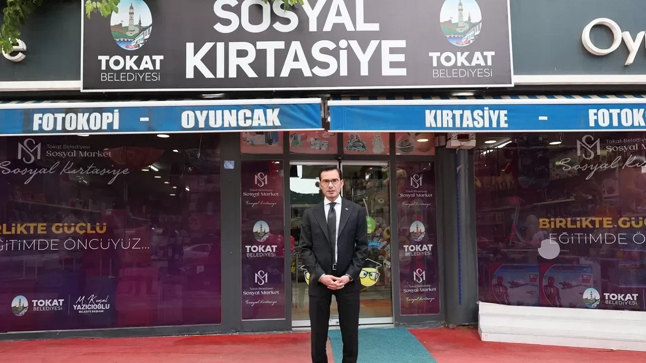 Tokat’ta Türkiye’nin ilk ‘sosyal kırtasiyesi’ açıldı