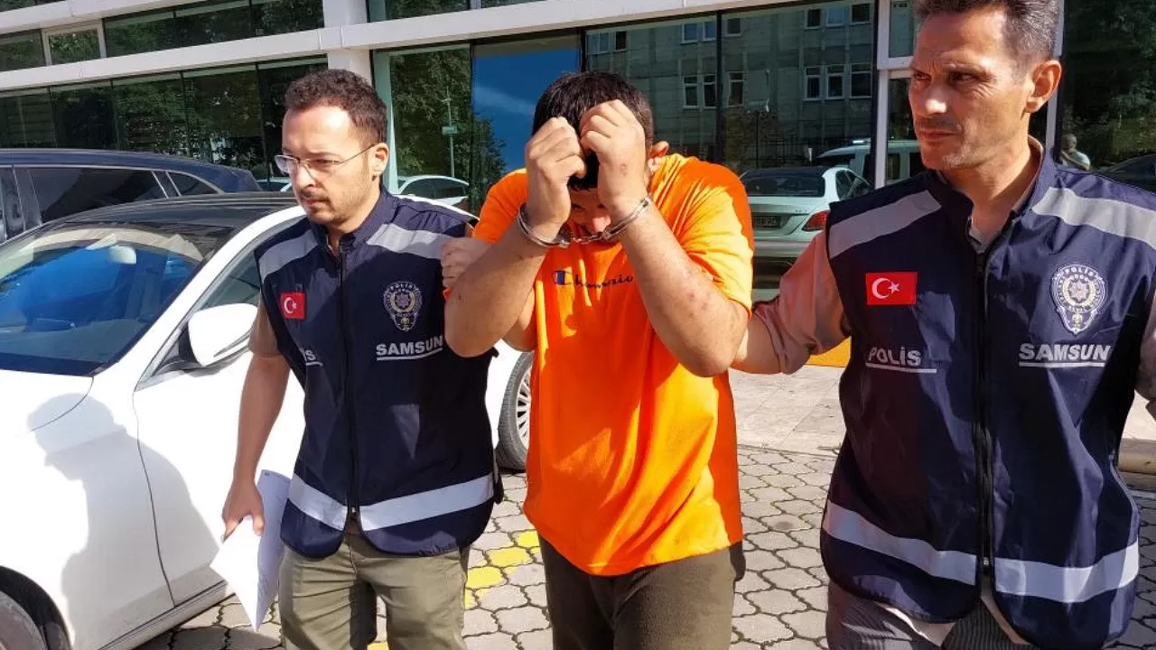 Samsun’da 9 aylık hamile eşini darp eden koca tutuklandı