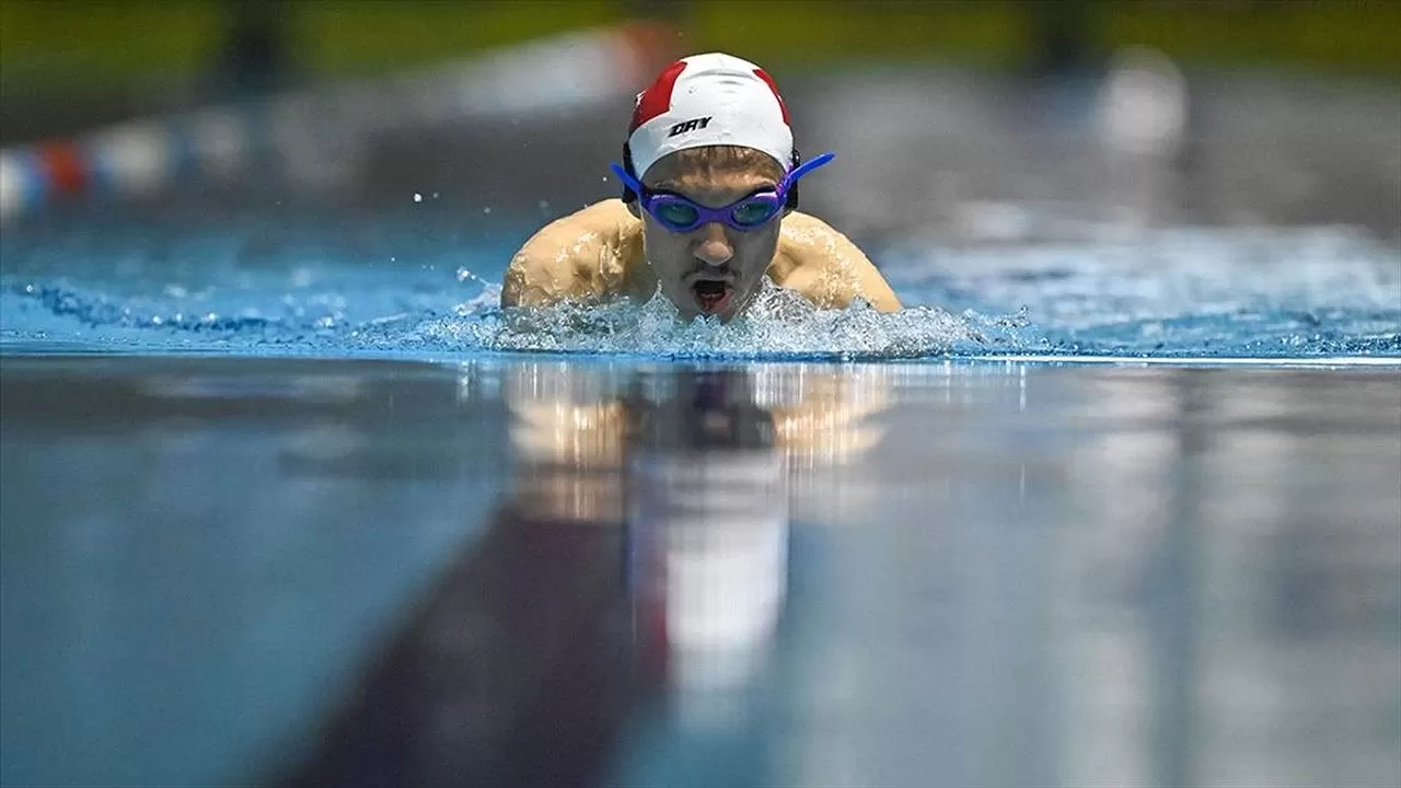 Milli sporcu Umut Ünlü, erkekler 50 metre sırtüstü S3 sınıfında 7. oldu