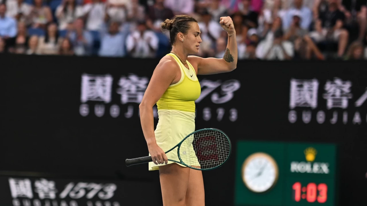 Son şampiyon Aryna Sabalenka Avustralya Açık'ta yarı finalde!