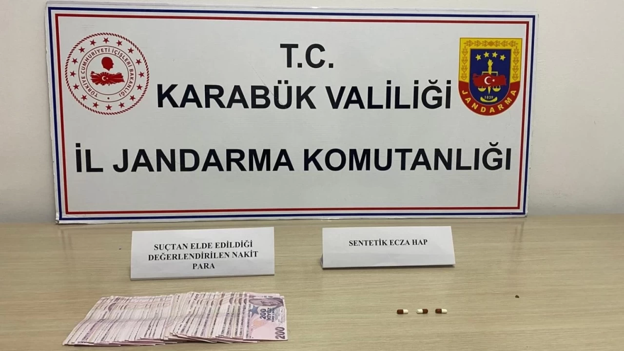 Jandarma operasyonunda uyuşturucu yakalandı