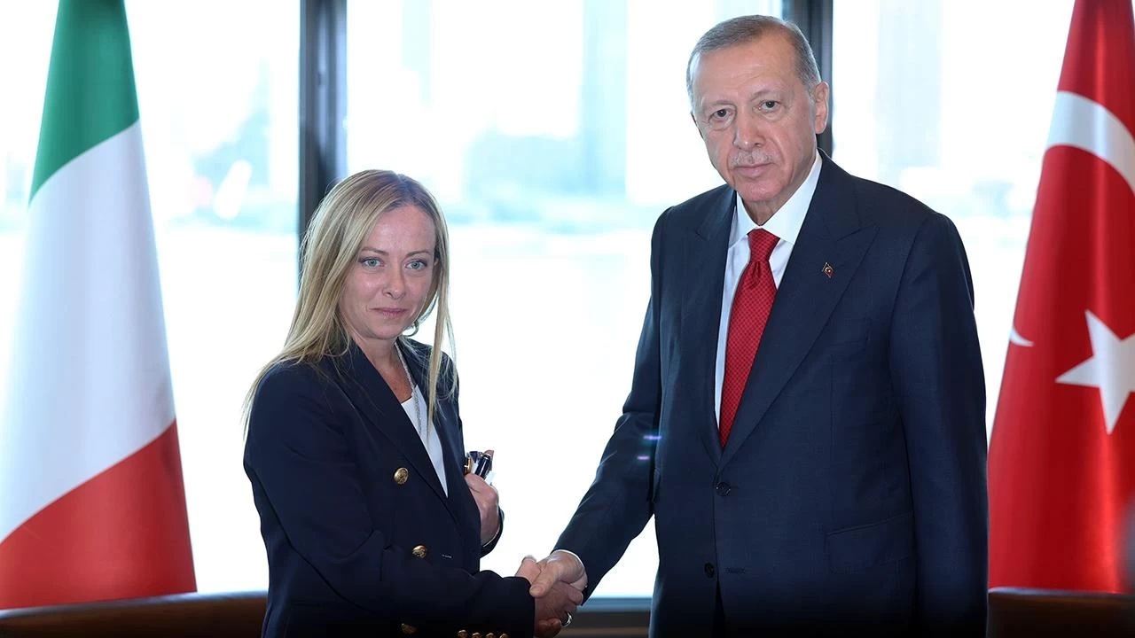 Cumhurbaşkanı Erdoğan, İtalya Başbakanı Meloni'yle görüştü: "İş birliğini artırma" vurgusu