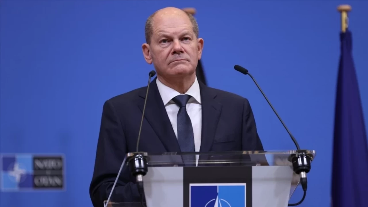 Almanya Başbakanı Olaf Scholz'tan Gazze'ye insani yardım vurgusu