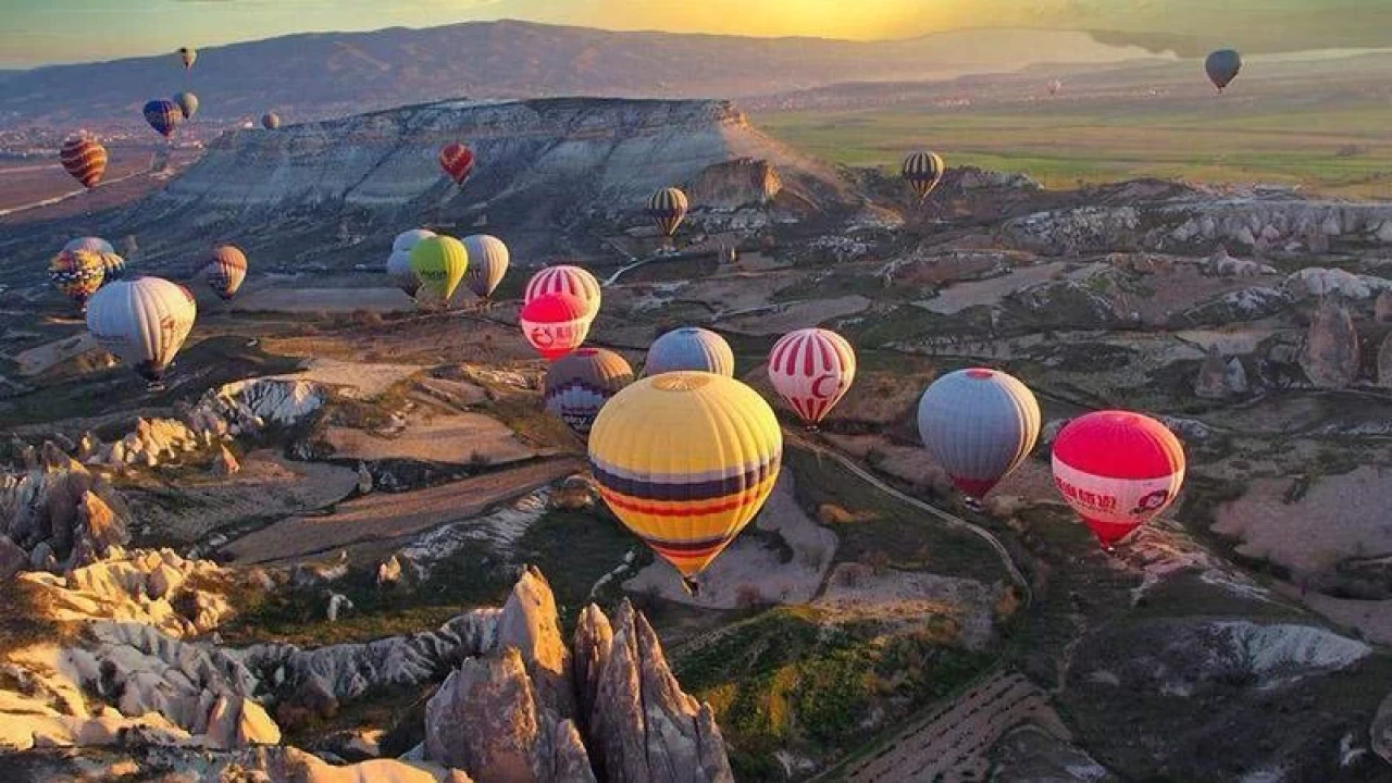 Kapadokya'da geçen yıl 1 milyon 351 bin 763 turist konakladı