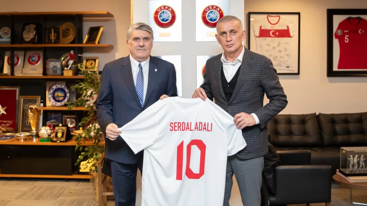 Beşiktaş Başkanı Serdal Adalı'dan, TFF Başkanı İbrahim Hacıosmanoğlu'na önemli ziyaret