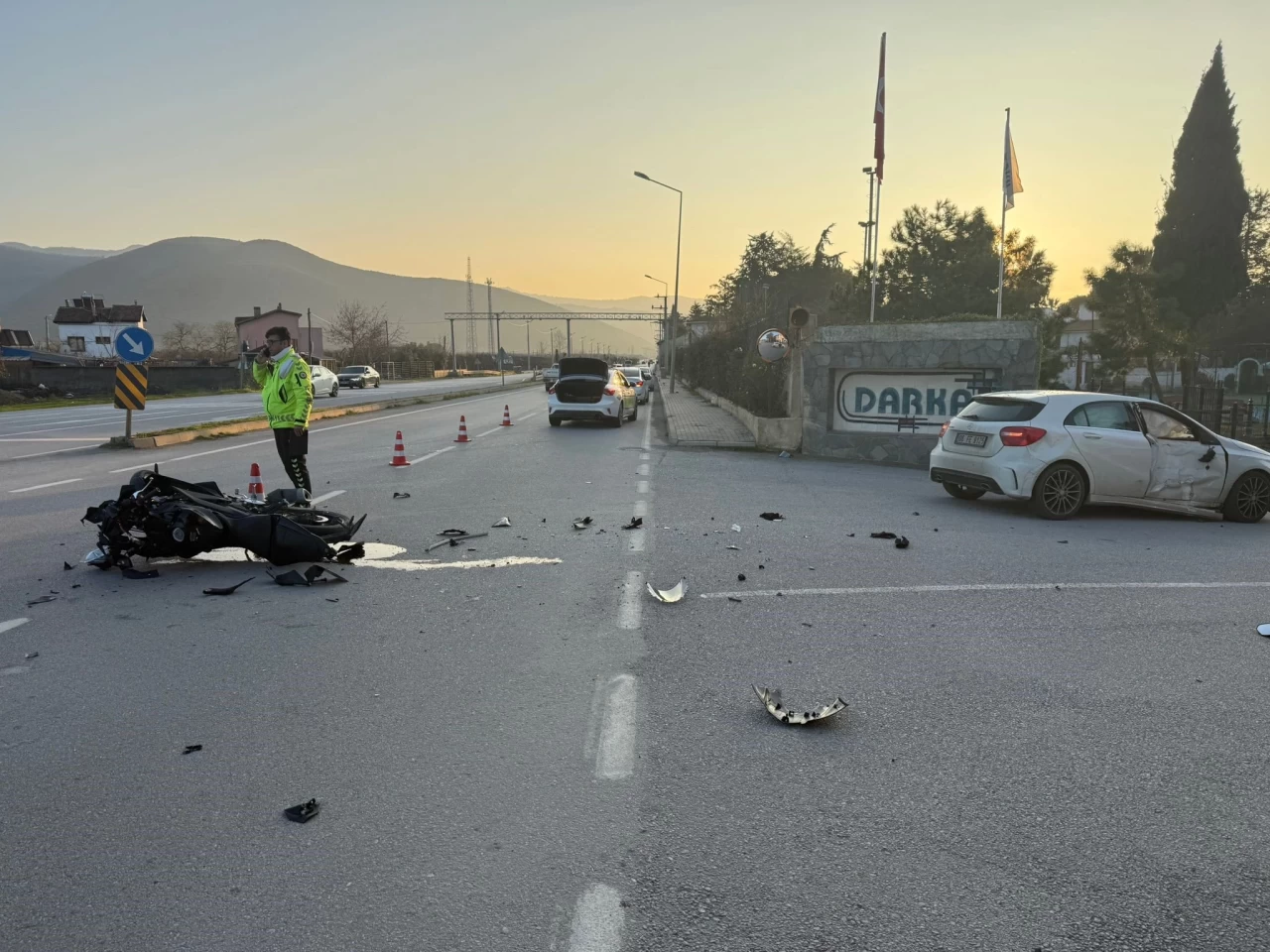 Bursa'da feci kaza! 18 yaşındaki motosiklet sürücüsü hayatını kaybetti