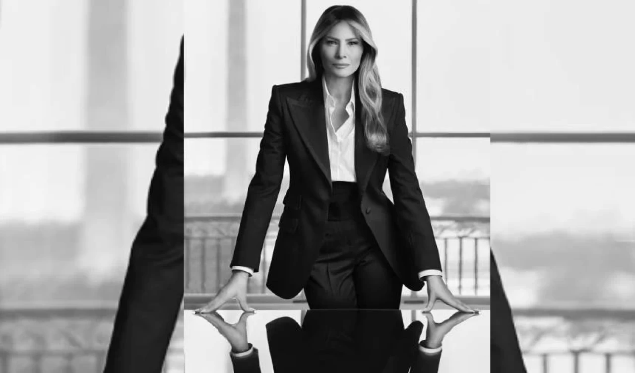 Melania Trump'ın Beyaz Saray'daki pozu House of Cards karakterine benzetildi