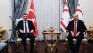 Cumhurbaşkanı Yardımcısı Yılmaz, KKTC Cumhurbaşkanı Tatar ile bir araya geldi