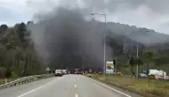 Ordu'da tünelde korkutan yangın: Trafik durdu