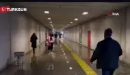 Metro'da alt geçit sular altında kaldı!