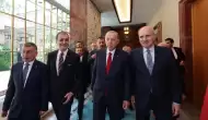 Cumhurbaşkanı Erdoğan, Meclis Başkanı Kurtulmuş ile bir araya geldi