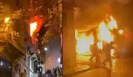 Bir yangın da Beyoğlu'nda! Terzi dükkanı ve ev yandı