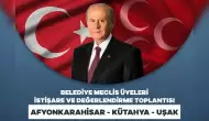 MHP’den Afyonkarahisar’da İstişare ve Değerlendirme Toplantısı