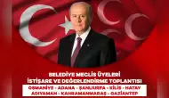 MHP’den Osmaniye’de İstişare ve Değerlendirme Toplantısı