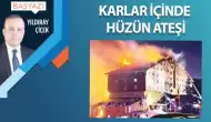 Karlar içinde hüzün ateşi