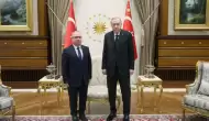 Cumhurbaşkanı Erdoğan, TMV Başkanı Akgün ve Sultan Bayat'ı kabul etti