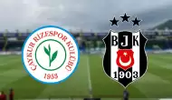 Canlı | Süper Lig'de Beşiktaş Rizespor deplasmanına konuk oluyor