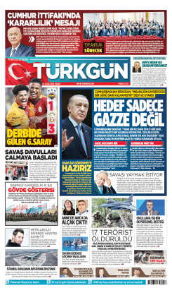 Türkgün Gazetesi 22 Eylül 2024