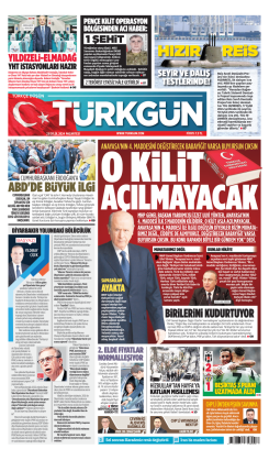 Türkgün Gazetesi 23 Eylül 2024