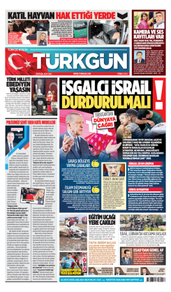 Türkgün Gazetesi 24 Eylül 2024