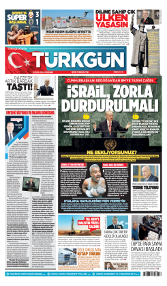 Türkgün Gazetesi 26 Eylül 2024